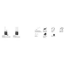 SONY UWP-D21 Portable Bodypack Wireless Microphone Set, With UTX-B40,URX-P40,Lav mic