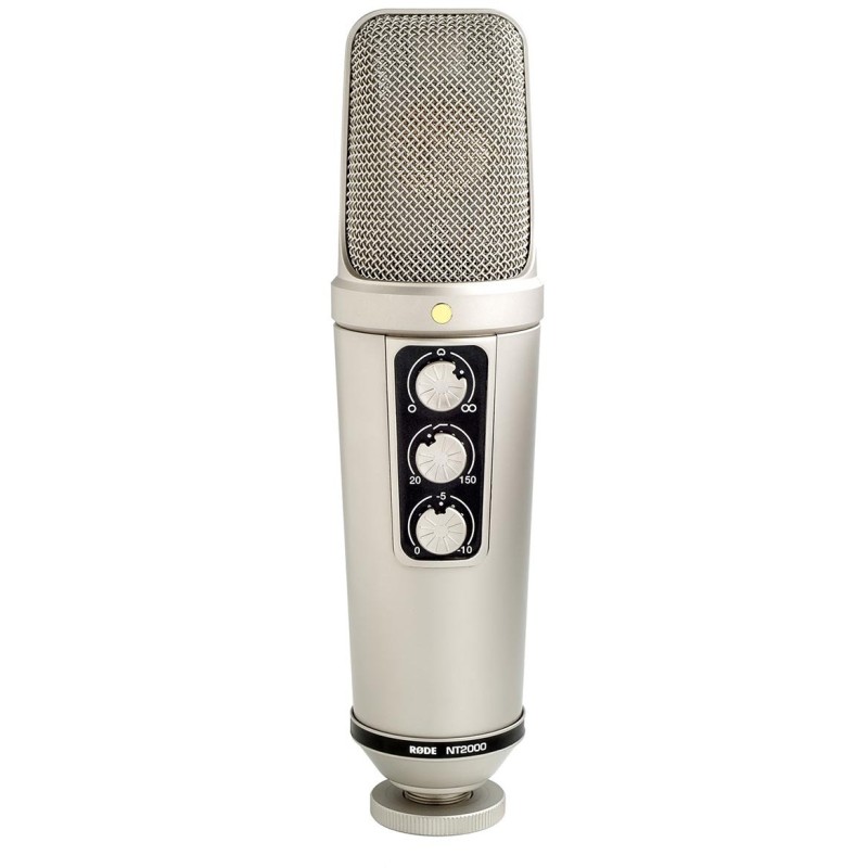 RODE NT2000 Large-diaphragm Studio Condenser Microphone, with Variable polar pattern