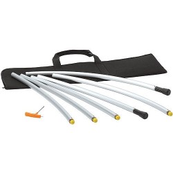 Libec CR-90 versatile 45° or 90° curved rail