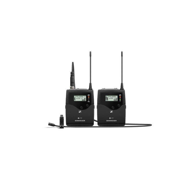 Sennheiser EW112P G4 Wireless Clip-on Microphone Set W/ SK100 Tx, EK100 Rx & ME2II Lavalier Mic