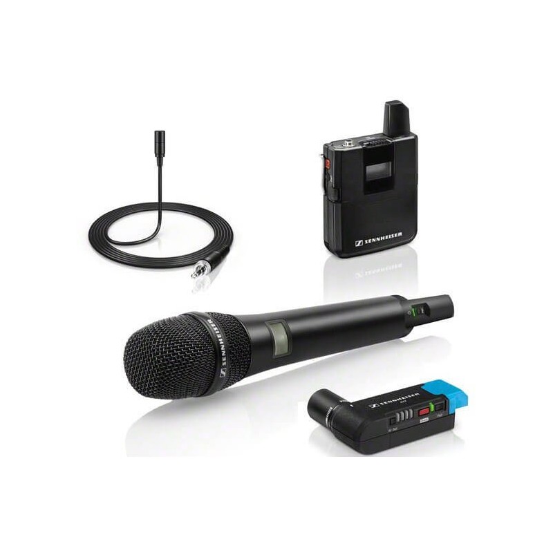 Sennheiser AVX-Combo SET Digital Combo Wireless System w/ ME2 Lav, SK-AVX Tx, SKM-AVX Tx, EKP-AVX Rx