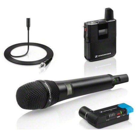 Sennheiser AVX-Combo SET Digital Combo Wireless System w/ ME2 Lav, SK-AVX Tx, SKM-AVX Tx, EKP-AVX Rx