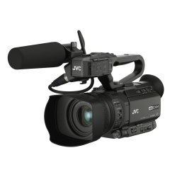 JVC GY-HM250E Professional Compact live streaming 4K camcorder with SDI and broadcast overlay