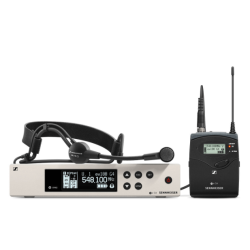 Sennheiser EW100G4-ME3 W/ ME3 Head worn mic, SK100G4 Portable Tx, EM100G4 Desktop Rx