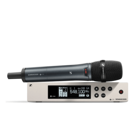 Sennheiser EW100G4-835S W/SKM100 Handheld Mic, EM100 Rackmount diversity Receiver